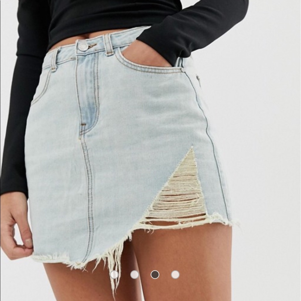 Missguided Denim miniskirt